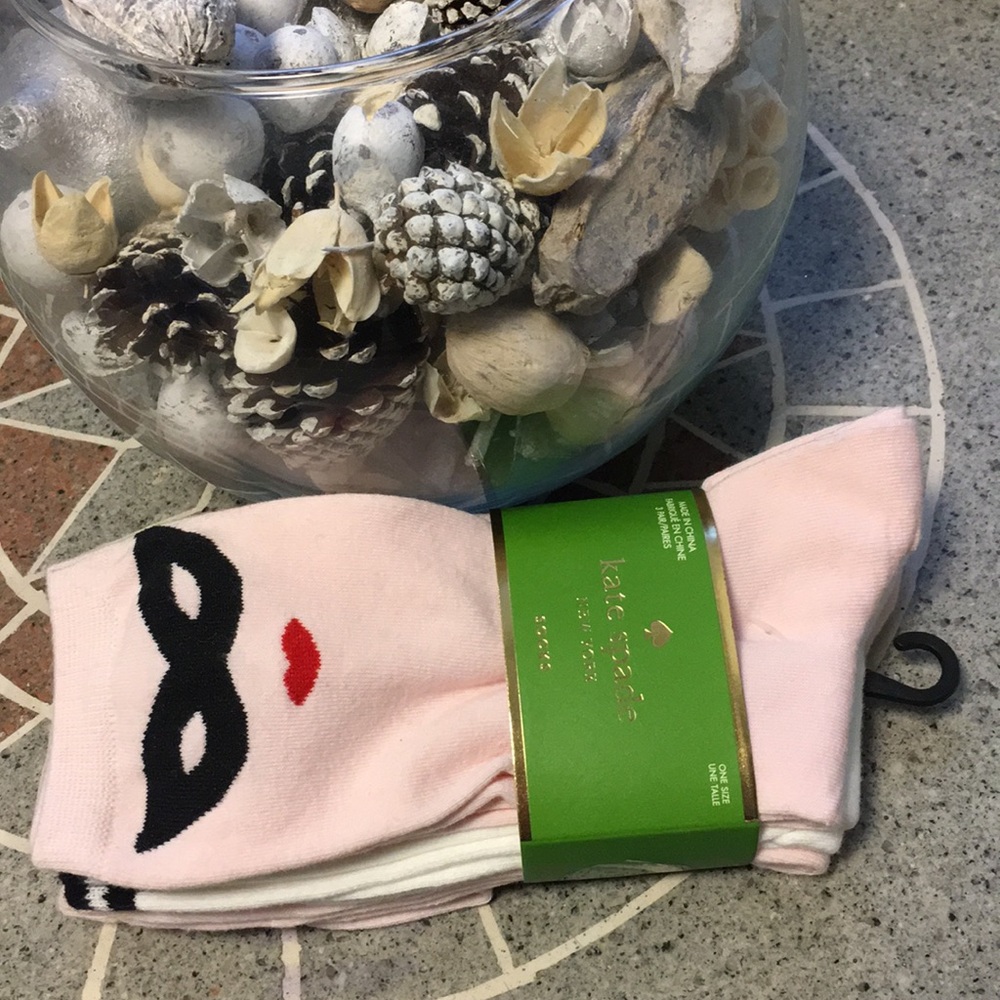 💥On Hold 💥Kate Spade ♠️ 3 pairs of long socks
